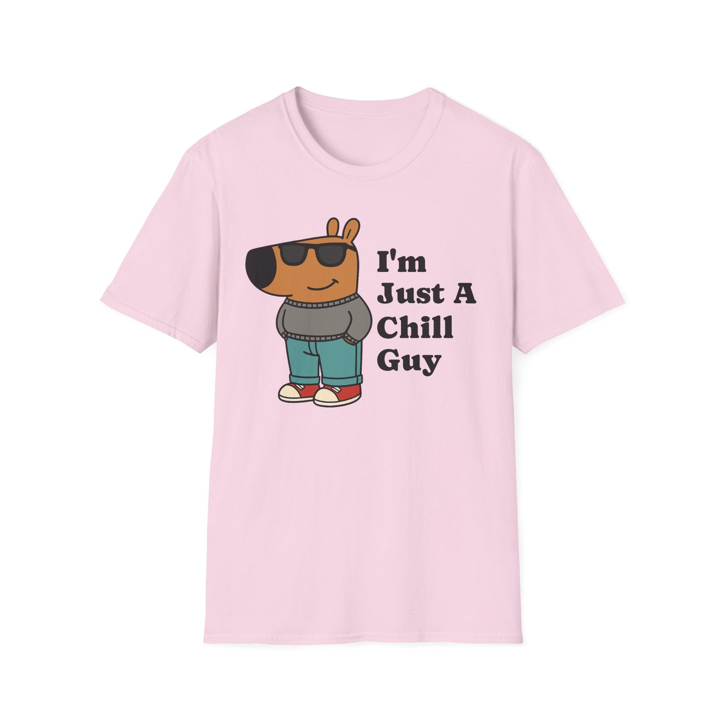 I'm Just A Chill Guy Shirt, TikTok Meme Shirt, Viral Dog Cartoon Shirt, Chill Guy Meme Gift, Boyfriend Gift Shirt, Funny Boyfriend Shirt