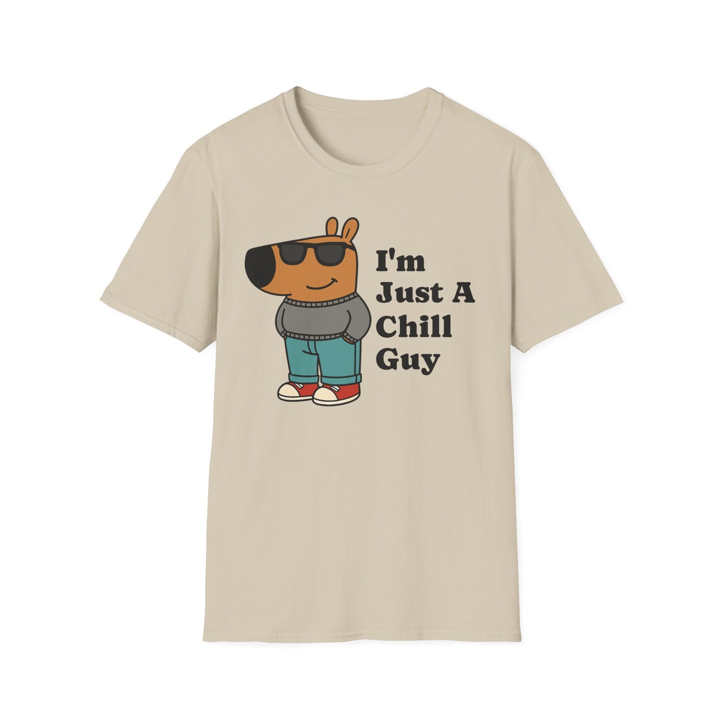 I'm Just A Chill Guy Shirt, TikTok Meme Shirt, Viral Dog Cartoon Shirt, Chill Guy Meme Gift, Boyfriend Gift Shirt, Funny Boyfriend Shirt