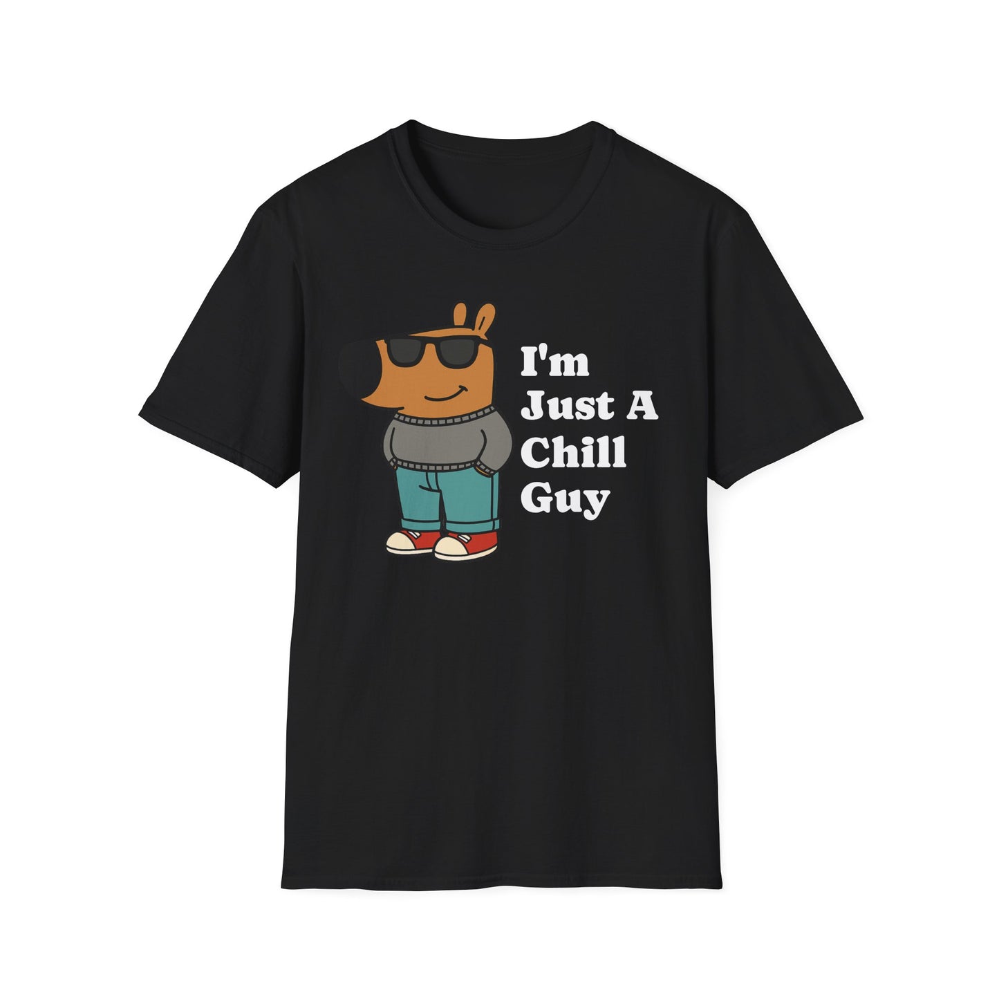 I'm Just A Chill Guy Shirt, TikTok Meme Shirt, Viral Dog Cartoon Shirt, Chill Guy Meme Gift, Boyfriend Gift Shirt, Funny Boyfriend Shirt