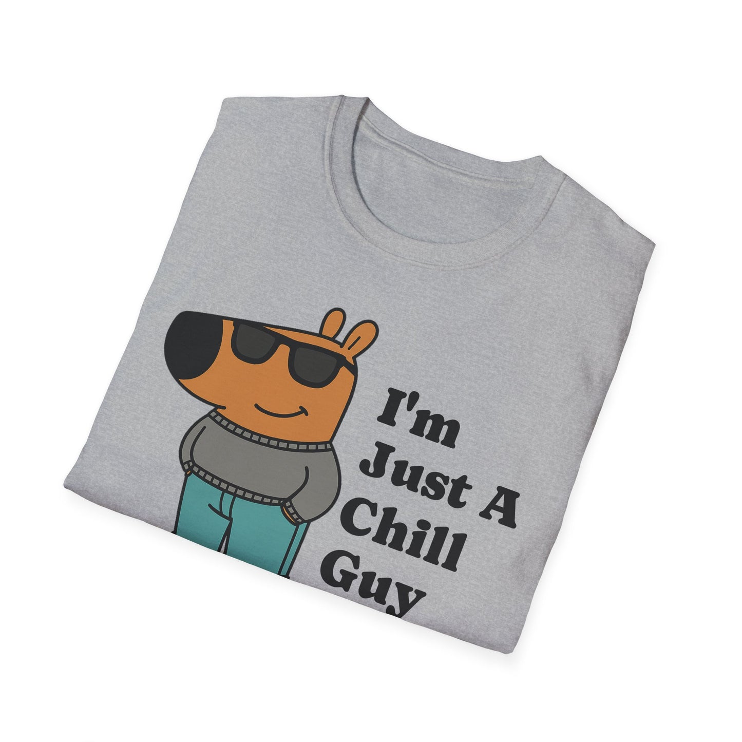 I'm Just A Chill Guy Shirt, TikTok Meme Shirt, Viral Dog Cartoon Shirt, Chill Guy Meme Gift, Boyfriend Gift Shirt, Funny Boyfriend Shirt