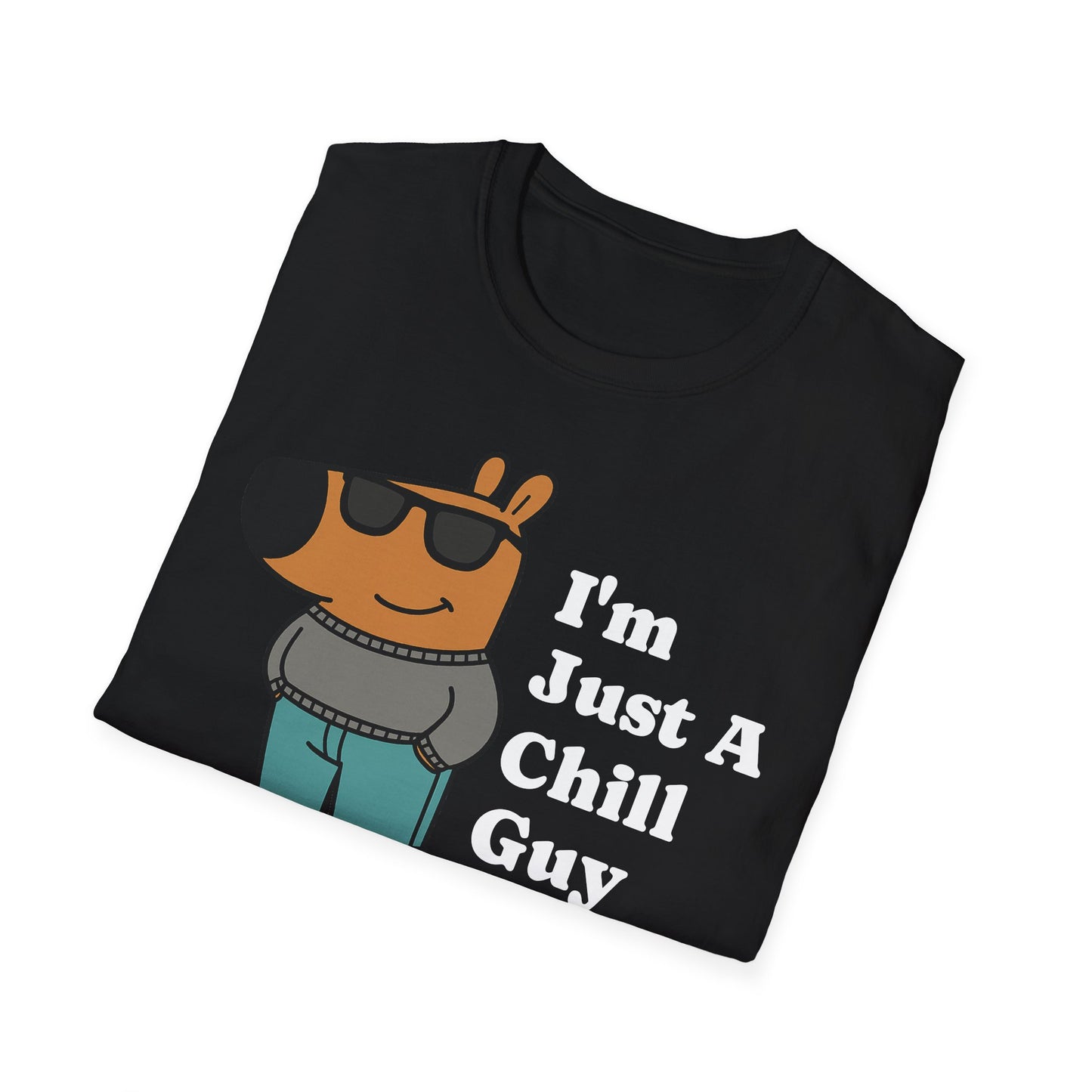 I'm Just A Chill Guy Shirt, TikTok Meme Shirt, Viral Dog Cartoon Shirt, Chill Guy Meme Gift, Boyfriend Gift Shirt, Funny Boyfriend Shirt