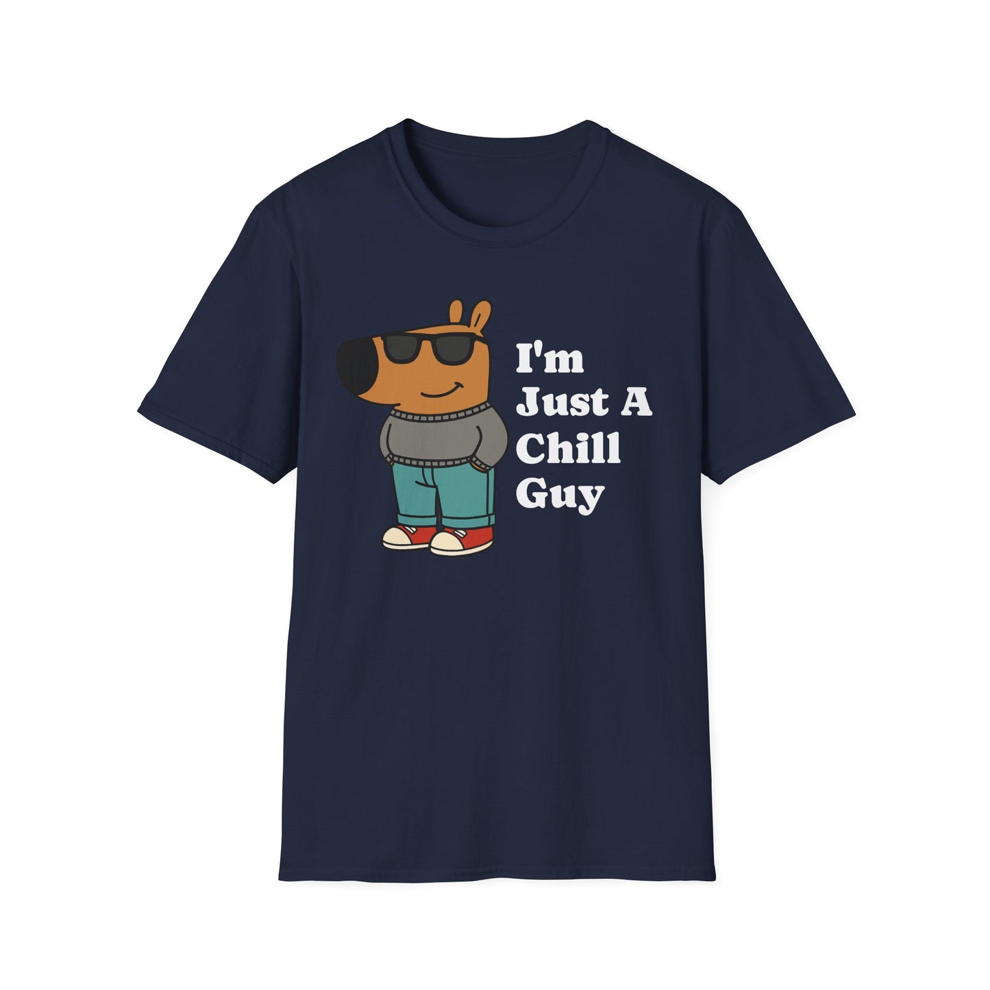 I'm Just A Chill Guy Shirt, TikTok Meme Shirt, Viral Dog Cartoon Shirt, Chill Guy Meme Gift, Boyfriend Gift Shirt, Funny Boyfriend Shirt