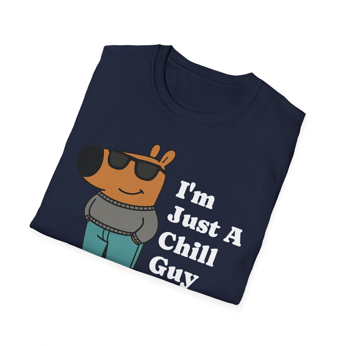 I'm Just A Chill Guy Shirt, TikTok Meme Shirt, Viral Dog Cartoon Shirt, Chill Guy Meme Gift, Boyfriend Gift Shirt, Funny Boyfriend Shirt