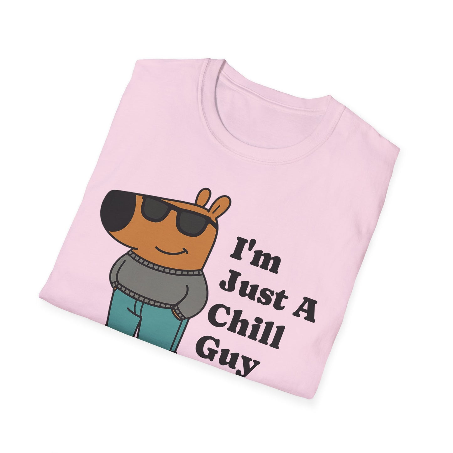 I'm Just A Chill Guy Shirt, TikTok Meme Shirt, Viral Dog Cartoon Shirt, Chill Guy Meme Gift, Boyfriend Gift Shirt, Funny Boyfriend Shirt