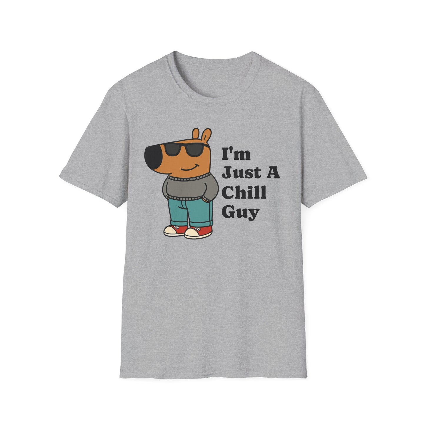 I'm Just A Chill Guy Shirt, TikTok Meme Shirt, Viral Dog Cartoon Shirt, Chill Guy Meme Gift, Boyfriend Gift Shirt, Funny Boyfriend Shirt