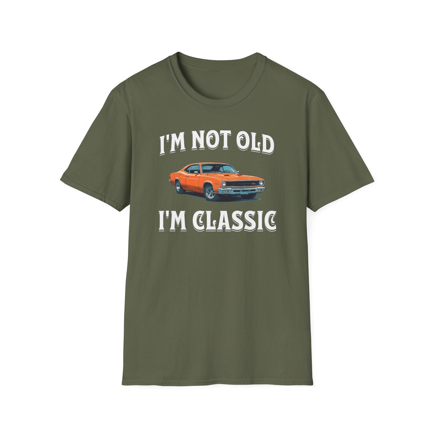 I'm Not Old I'm Classic Funny Car Graphic T-Shirt for Mens Womens Short Sleeve